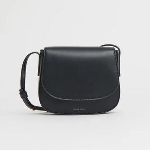 Mansur Gavriel Classic Crossbody Flap Bag in Black